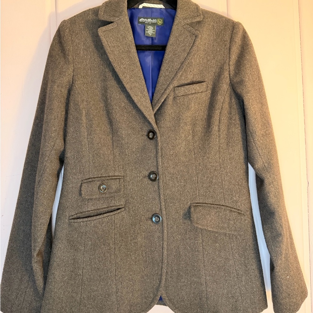 Eddie Bauer Charcoal brown Blazer